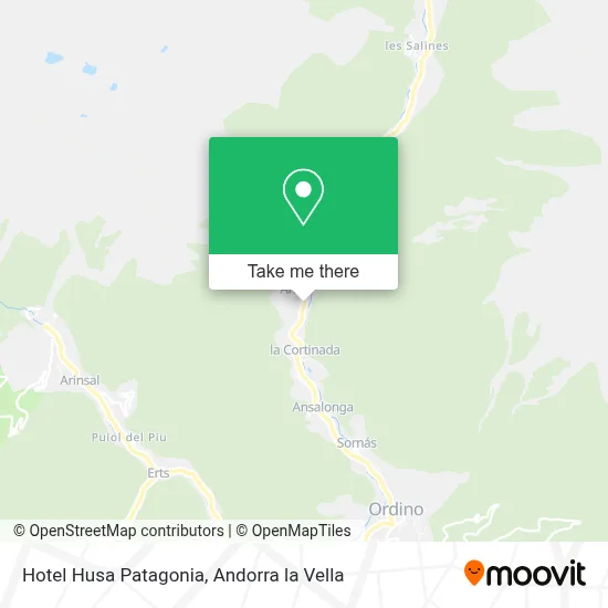 Hotel Husa Patagonia map