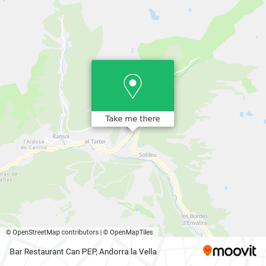 Bar Restaurant Can PEP map