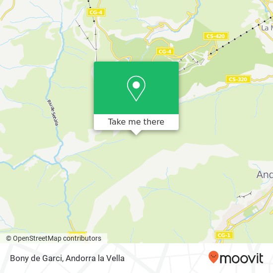 Bony de Garci map