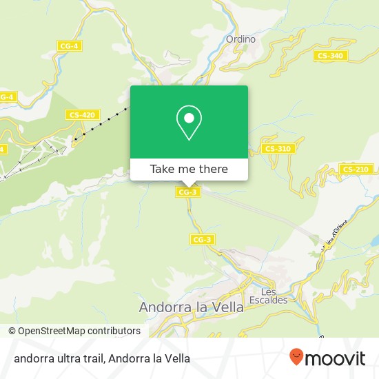 Mapa andorra ultra trail