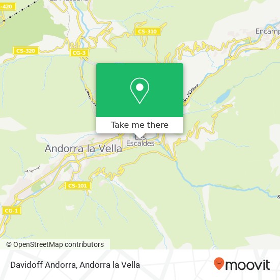 Davidoff Andorra map
