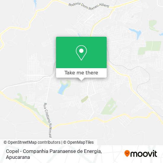 Copel - Companhia Paranaense de Energia map