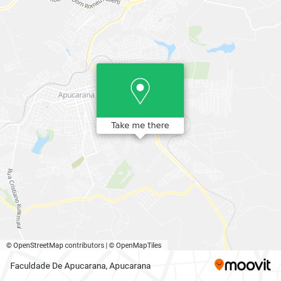Mapa Faculdade De Apucarana