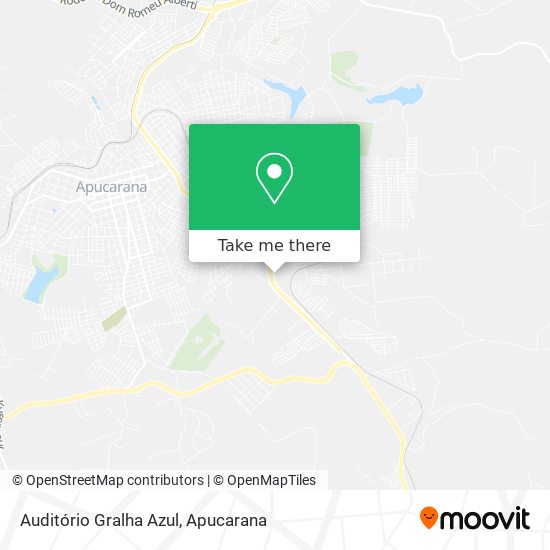 Auditório Gralha Azul map