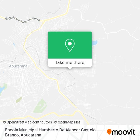 Mapa Escola Municipal Humberto De Alencar Castelo Branco