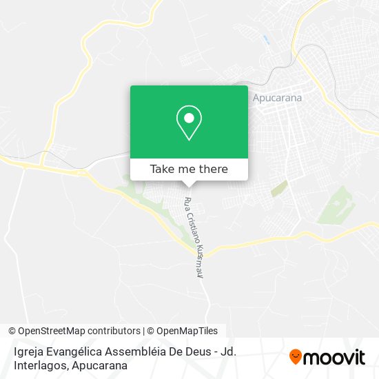 Igreja Evangélica Assembléia De Deus - Jd. Interlagos map