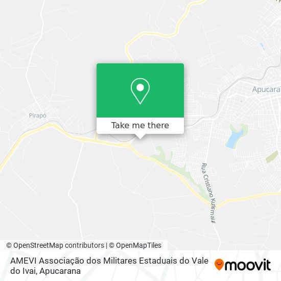 AMEVI Associação dos Militares Estaduais do Vale do Ivai map