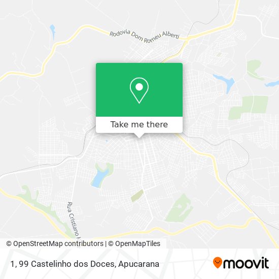 1, 99 Castelinho dos Doces map