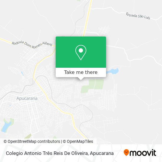 Mapa Colegio Antonio Três Reis De Oliveira