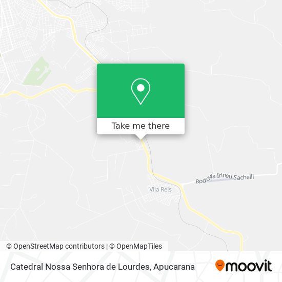 Mapa Catedral Nossa Senhora de Lourdes