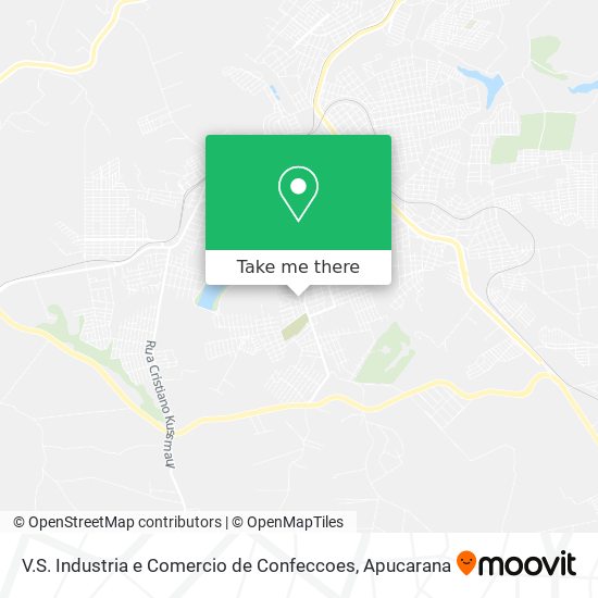 V.S. Industria e Comercio de Confeccoes map