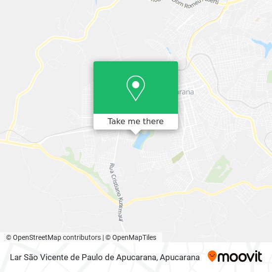 Lar São Vicente de Paulo de Apucarana map