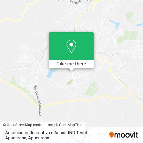 Associacao Recreativa e Assist IND Testil Apucarana map