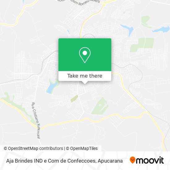 Aja Brindes IND e Com de Confeccoes map