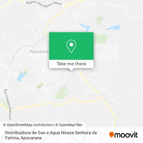 Distribuidora de Gas e Agua Nossa Senhora de Fatima map