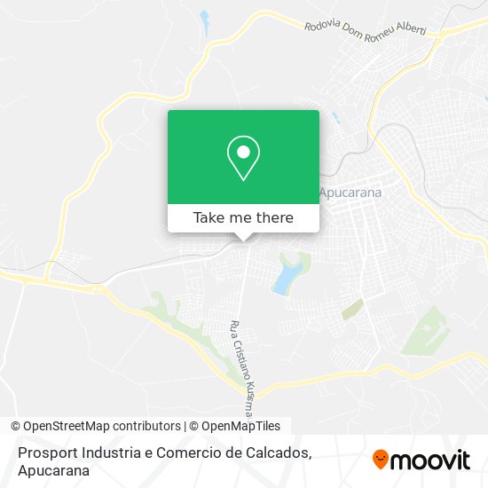 Mapa Prosport Industria e Comercio de Calcados