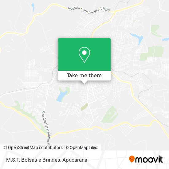 M.S.T. Bolsas e Brindes map
