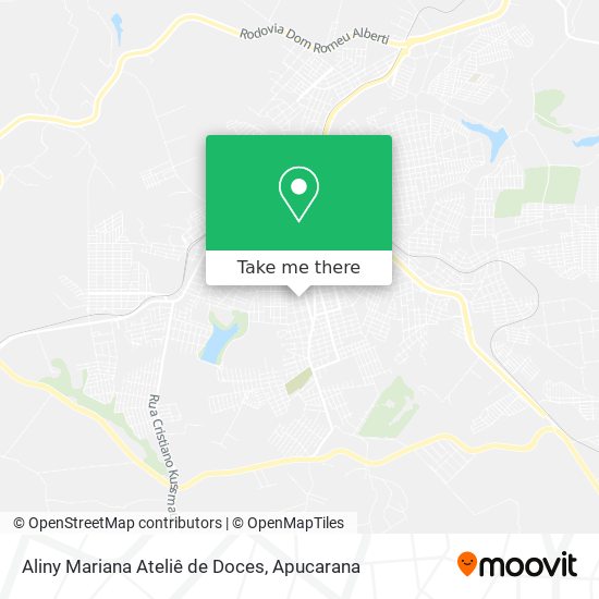 Aliny Mariana Ateliê de Doces map