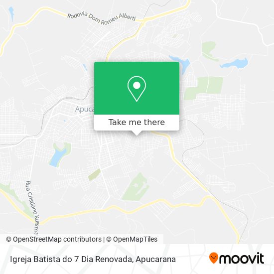 Igreja Batista do 7 Dia Renovada map