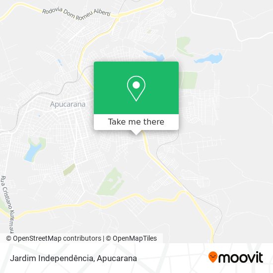 Jardim Independência map