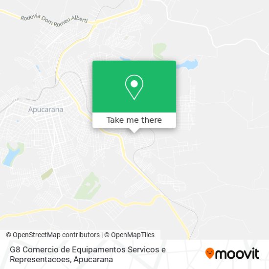 G8 Comercio de Equipamentos Servicos e Representacoes map