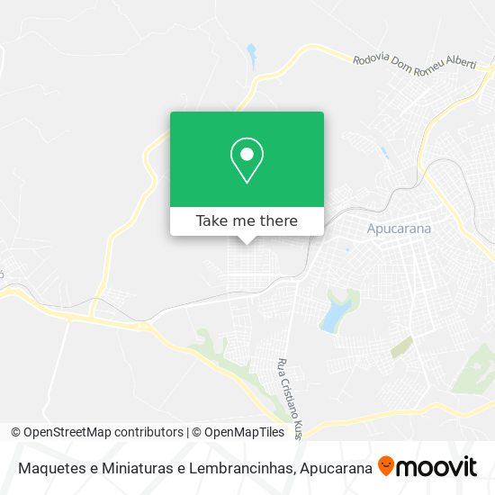 Mapa Maquetes e Miniaturas e Lembrancinhas