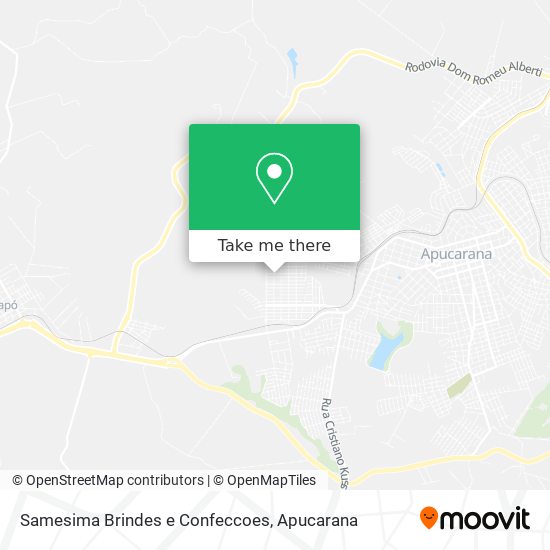 Samesima Brindes e Confeccoes map