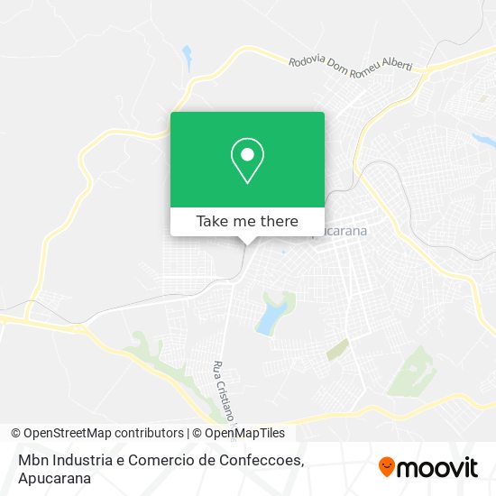 Mapa Mbn Industria e Comercio de Confeccoes