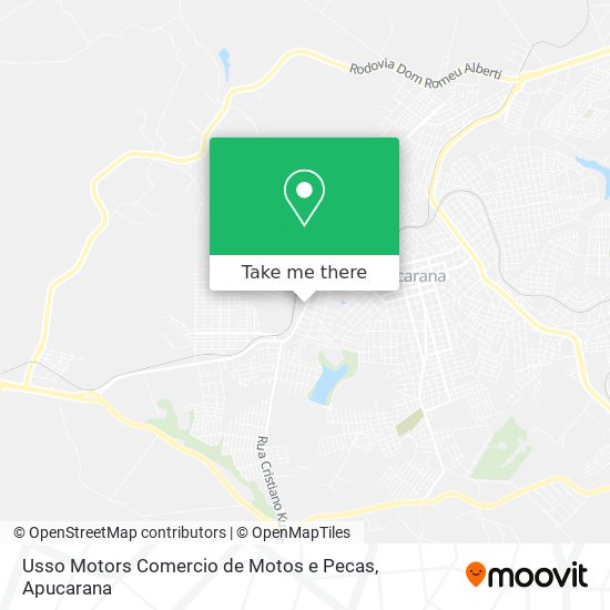 Mapa Usso Motors Comercio de Motos e Pecas