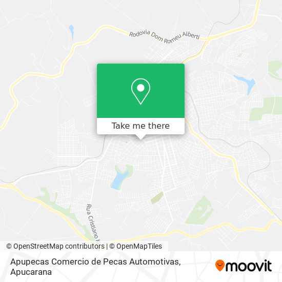 Apupecas Comercio de Pecas Automotivas map