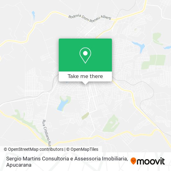 Mapa Sergio Martins Consultoria e Assessoria Imobiliaria