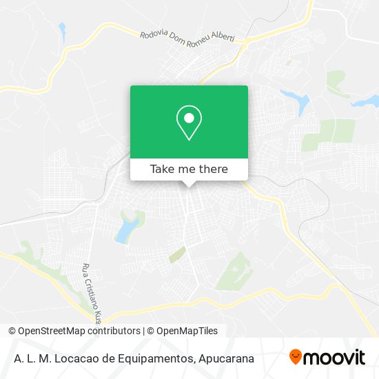 A. L. M. Locacao de Equipamentos map