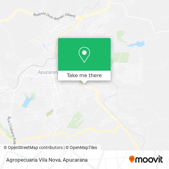 Agropecuaria Vila Nova map