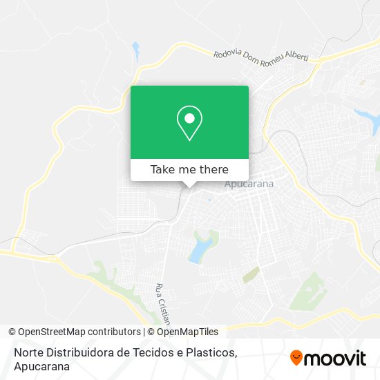 Mapa Norte Distribuidora de Tecidos e Plasticos