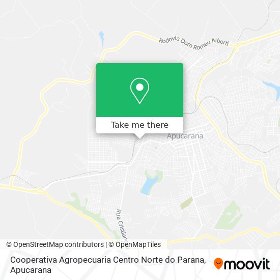 Cooperativa Agropecuaria Centro Norte do Parana map