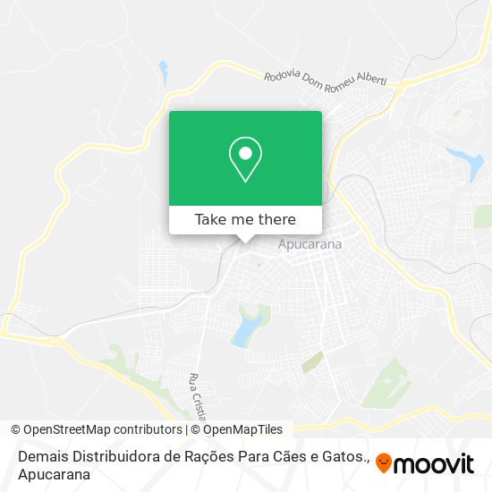 Demais Distribuidora de Rações Para Cães e Gatos. map