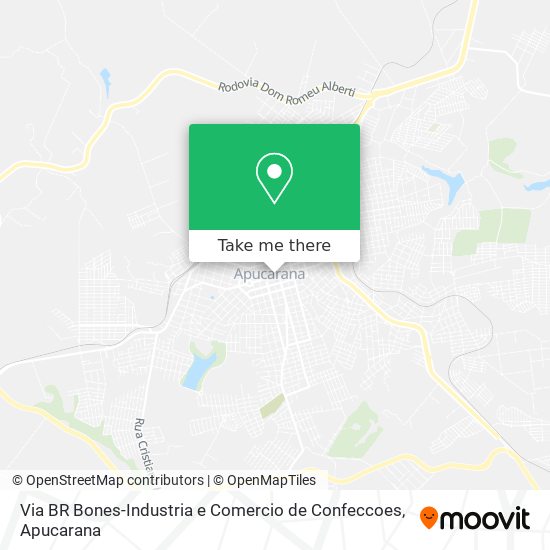 Via BR Bones-Industria e Comercio de Confeccoes map