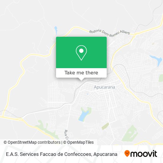 E.A.S. Services Faccao de Confeccoes map