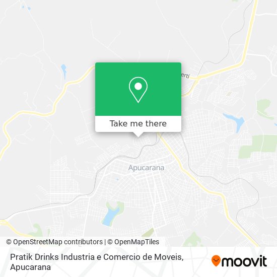 Pratik Drinks Industria e Comercio de Moveis map