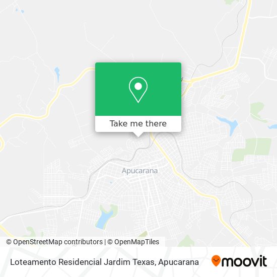 Mapa Loteamento Residencial Jardim Texas