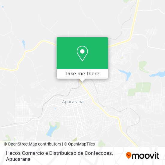 Hecos Comercio e Distribuicao de Confeccoes map