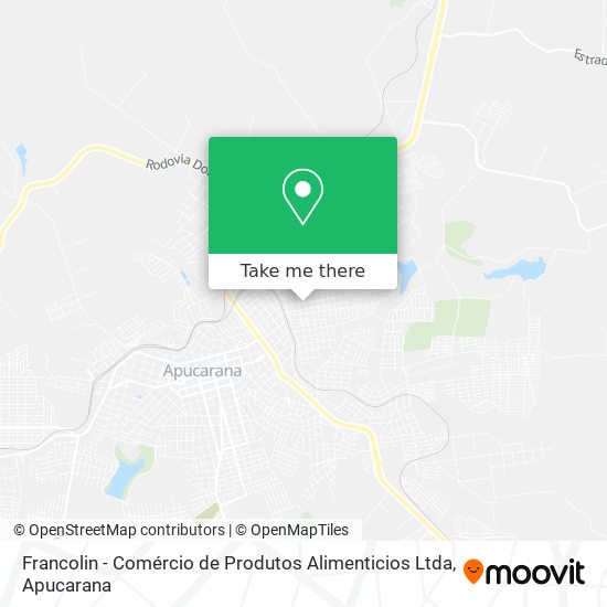 Francolin - Comércio de Produtos Alimenticios Ltda map