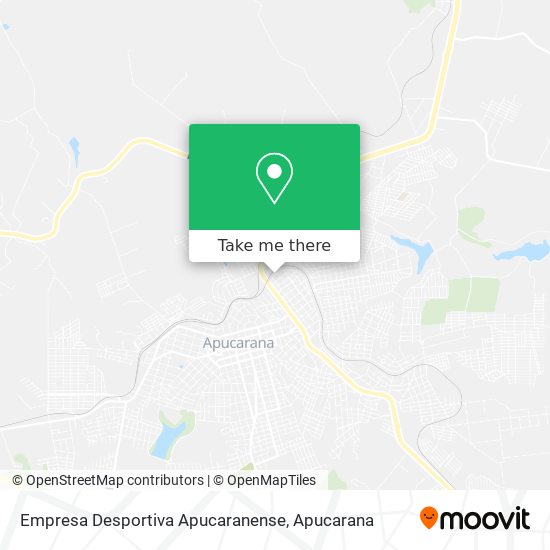 Mapa Empresa Desportiva Apucaranense