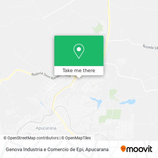 Genova Industria e Comercio de Epi map