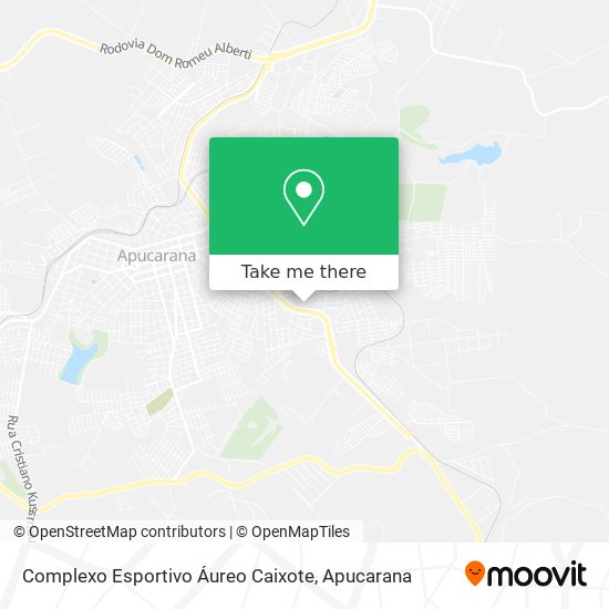 Mapa Complexo Esportivo Áureo Caixote