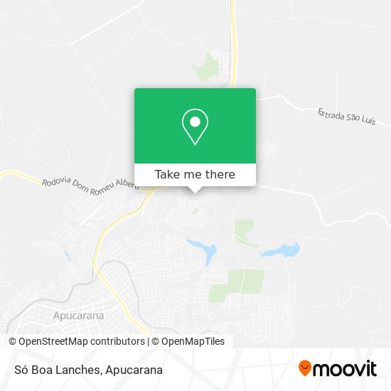 Só Boa Lanches map