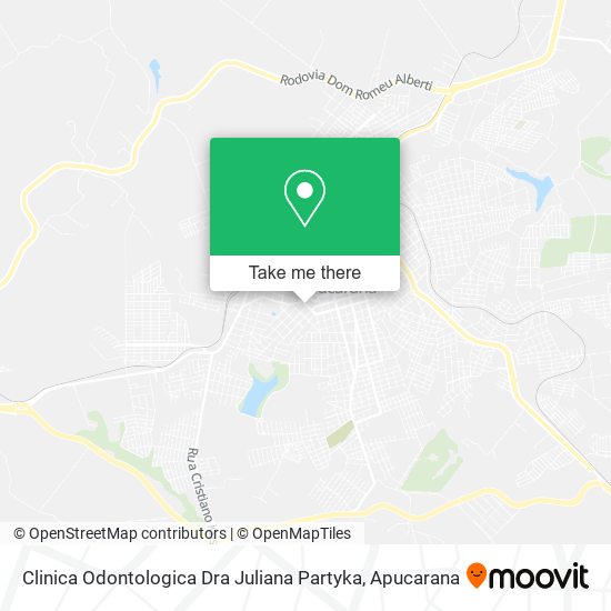 Clinica Odontologica Dra Juliana Partyka map