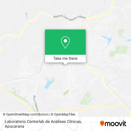 Laboratório Centerlab de Análises Clínicas map