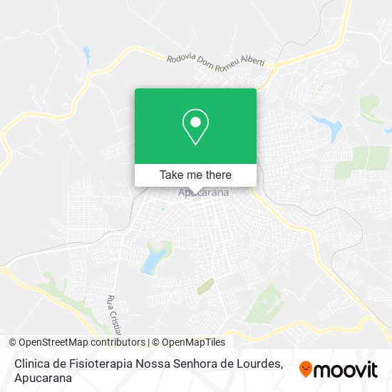 Clinica de Fisioterapia Nossa Senhora de Lourdes map