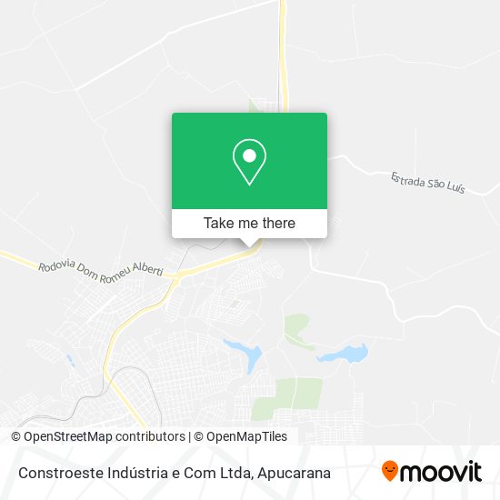 Constroeste Indústria e Com Ltda map